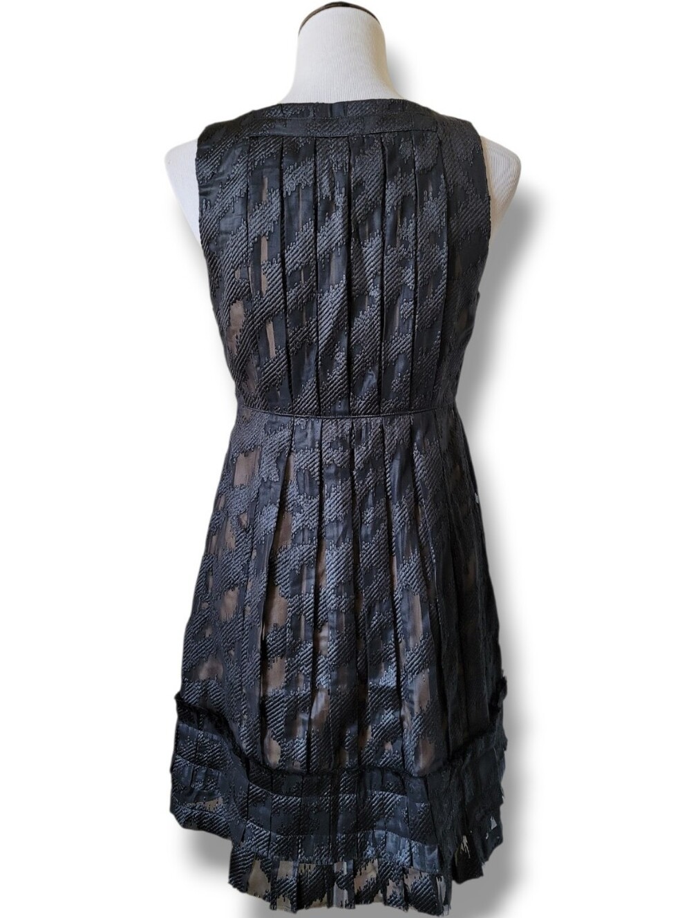 L.A.M.B. Gwen Stefani 2007 Collection Black High Waist Goth Grunge Mini Dress 6 - Picture 4 of 8